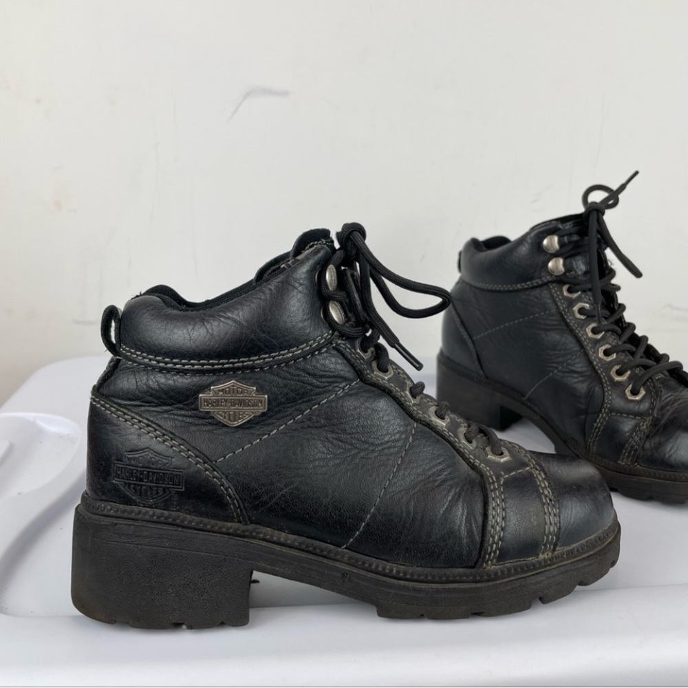 Reposhed vintage Harley Davidson boots